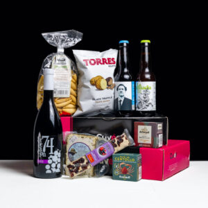 Caja regalo con productos gourmet canarias