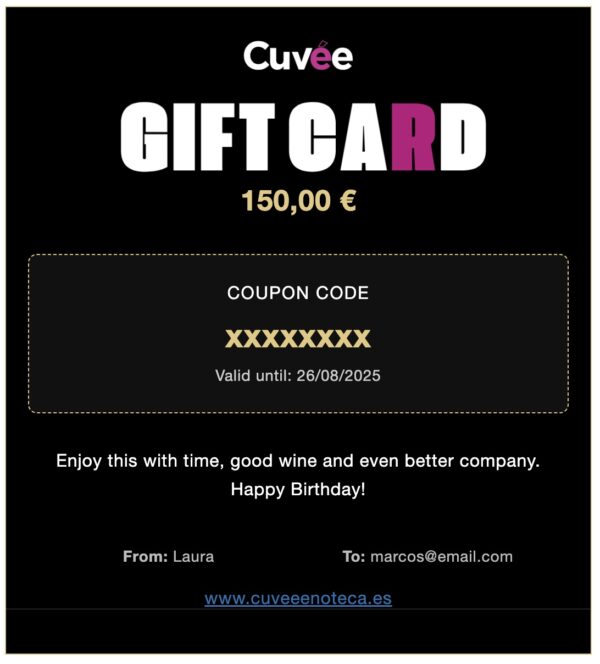 Cuvée Enoteca Gift Card